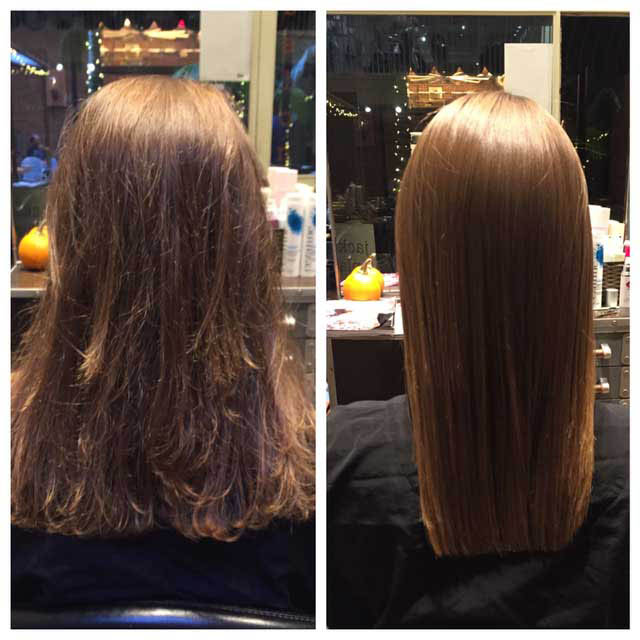 Hair treatment results